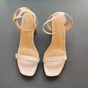Tan/ Neutral heeled sandals [ASOS] - size 8.5